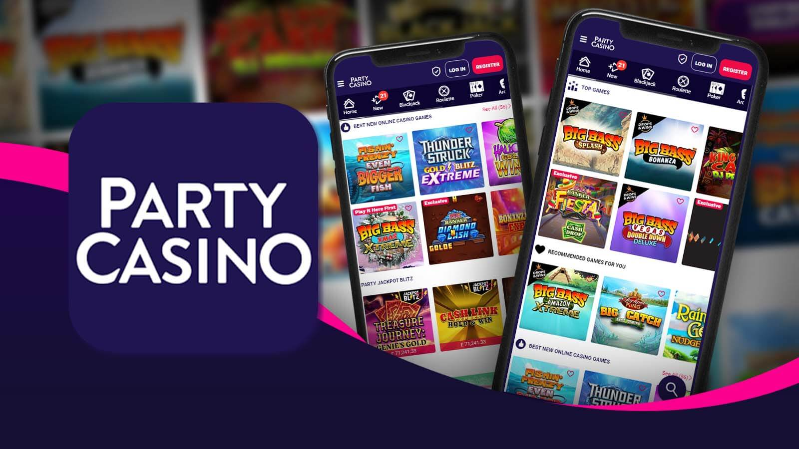 Party Casino App Screenshot